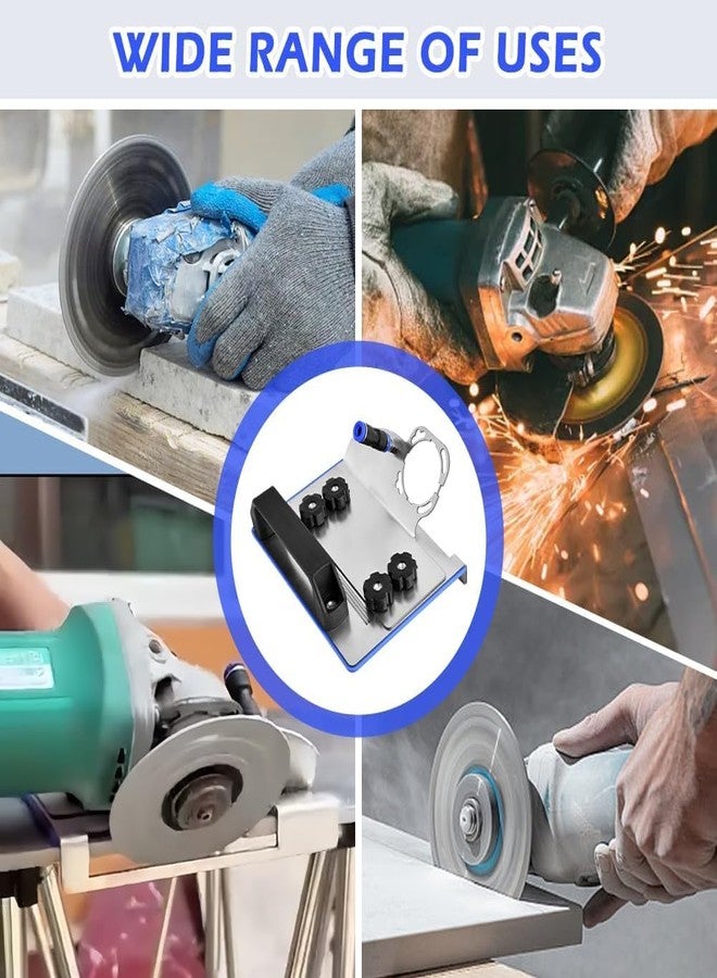 CATSON أداة كاتسون لشطف حواف البلاط بزاوية 45 درجة، حامل جلاخة زاوية لقطع البلاط بزاوية 45 درجة، قطع بلاط السيراميك والحجر والرخام والجرانيت والخشب، أداة جلاخة من سبائك الألومنيوم، أداة قطع البلاط المشطوف - Image 3